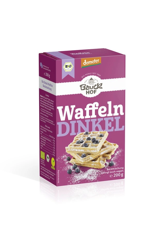 Bauckhof Dinkel-Waffeln, 200 gr Packung