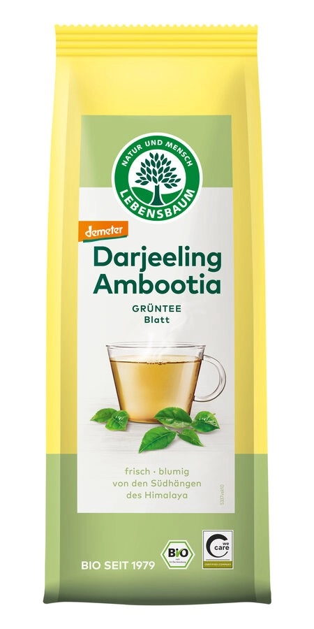 Lebensb Darjeeling Ambootia, Grüntee, 50 gr Packun