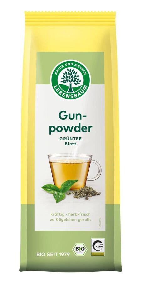 Lebensb Gunpowder Grüntee, 100 gr Packung