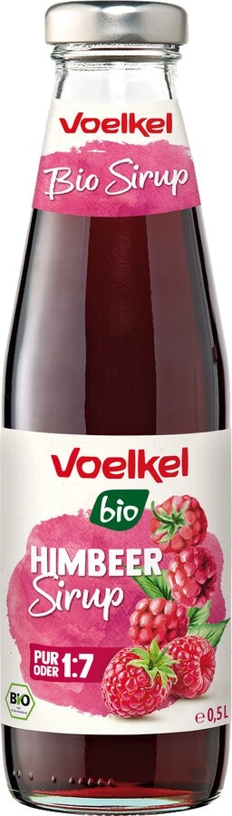 Voelkel Sirup Himbeere, 0,5 ltr Flasche