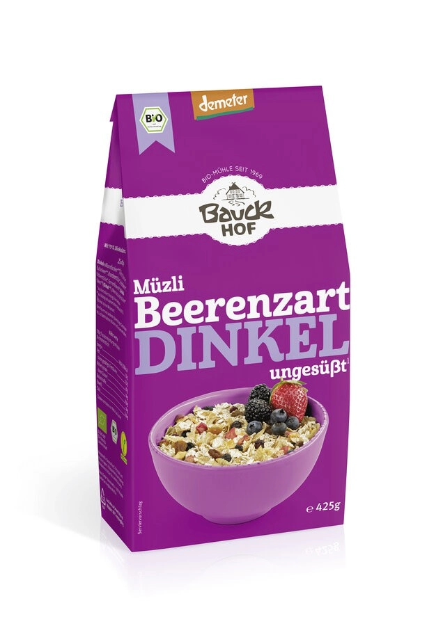 Bauckhof Dinkelmüzli Beerenzart, demeter, 425 gr P