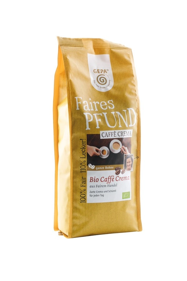 Gepa Faires Pfund Crema, ganze Bohne, 500 gr Packu