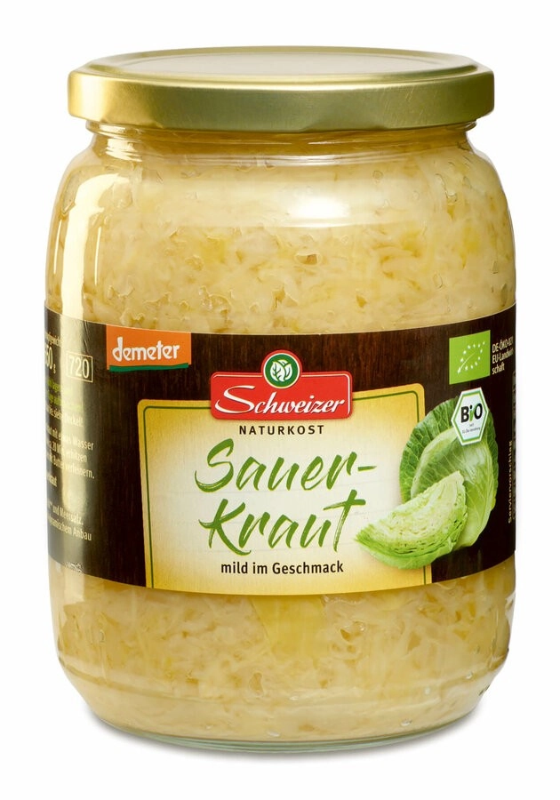 Schweizer Sauerkraut, 680 gr Glas