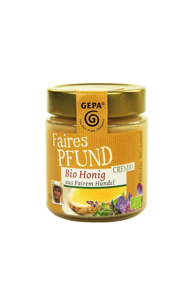 Gepa Faires Pfund Honig, 500 gr Glas - cremig -