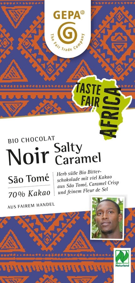 Gepa Noir Salty Caramel, 80 gr Stück