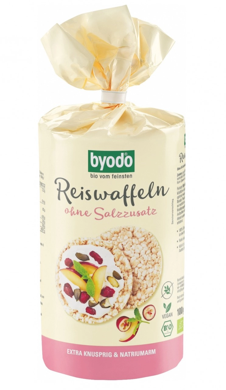 byodo Reiswaffeln ohne Salzzusatz, 100 gr Packung
