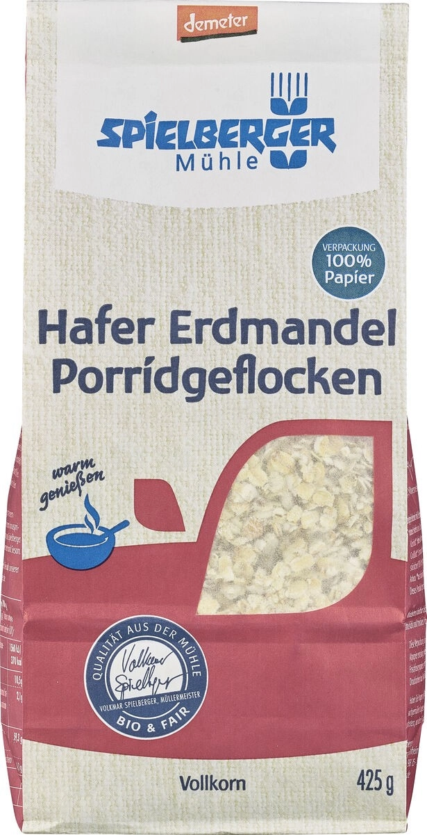 Spielberger Hafer Erdmandel Porridgeflocken, demet