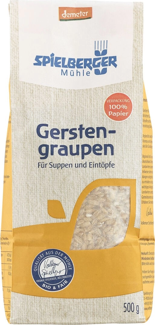 Spielberger Gerstengraupen, 500 gr Packung