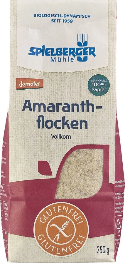 Spielberger Amaranthflocken demeter, 250 gr Packun