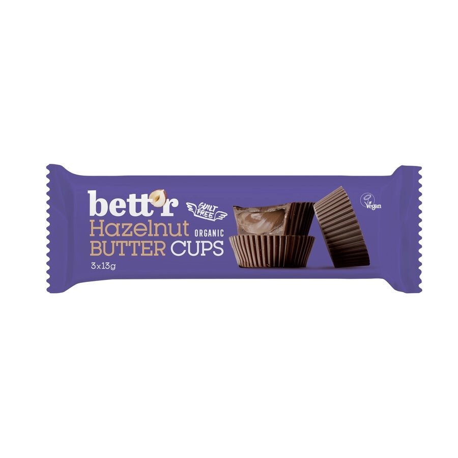 Bettr Hazelnut butter cups, 39 g Stück