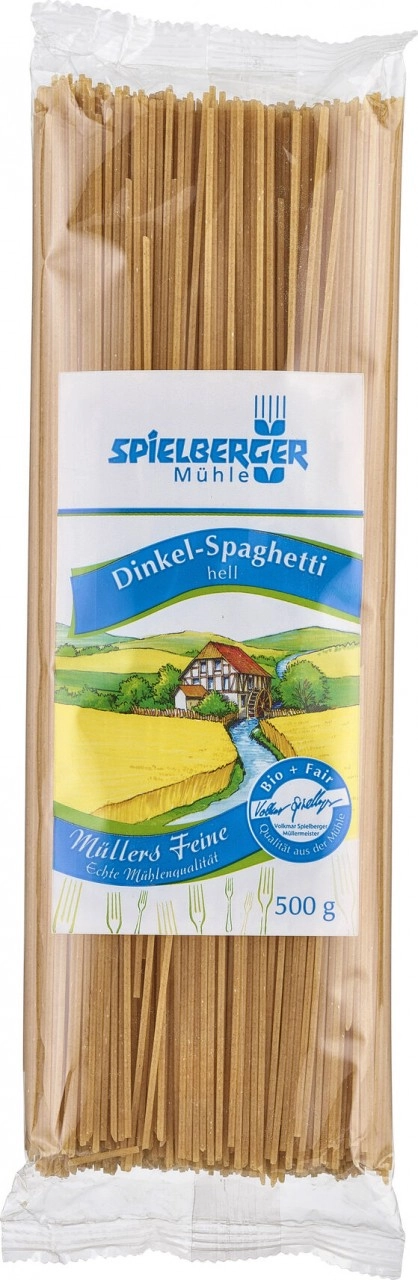 Spielberger Dinkel-Spaghetti hell, 500 gr Packung