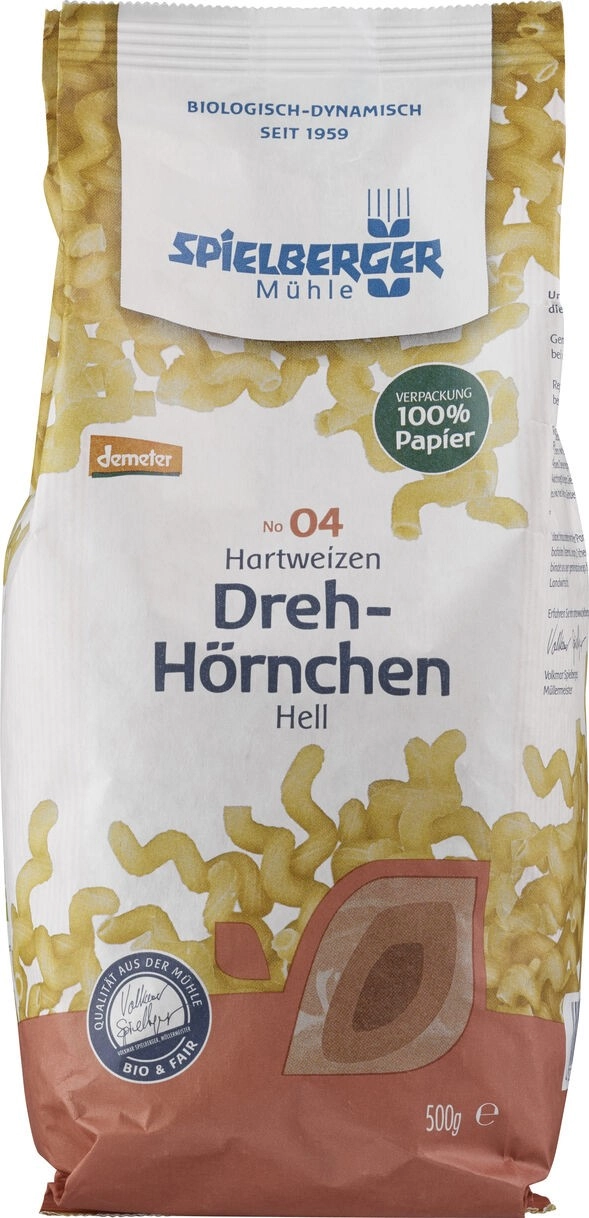 Spielberger Dreh-Hörnchen demeter 500 gr Packung -