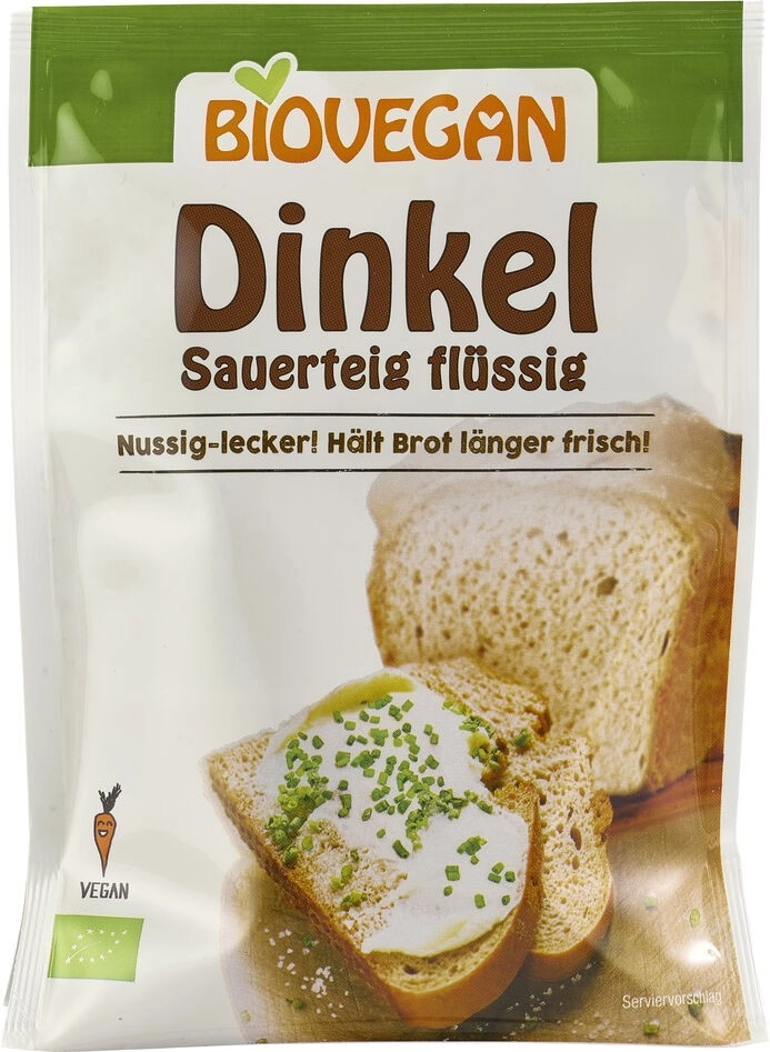 Biovegan Sauerteig flüssig Dinkel, 100 gr Packung
