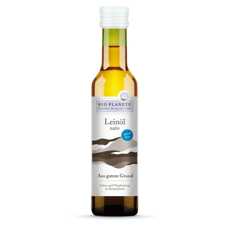 BIO PLANČTE Leinöl nativ- Aus gutem Grund, 250 ml