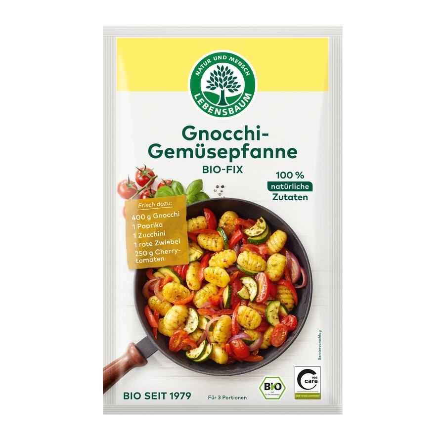 Lebensb Gnocchi-Gemüsepfanne, 30 g Stück