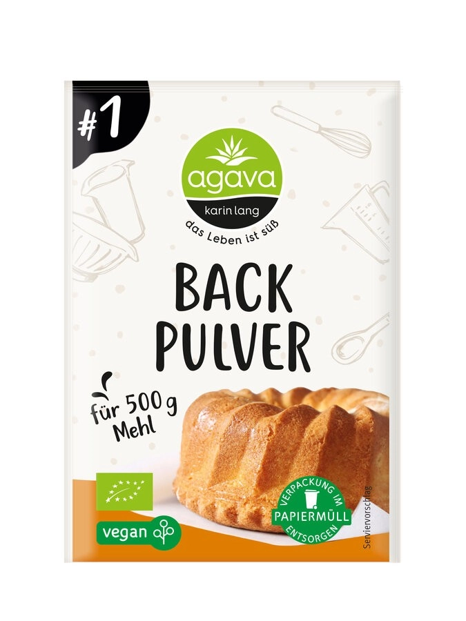 Agava Backpulver, 45 gr Beutel
