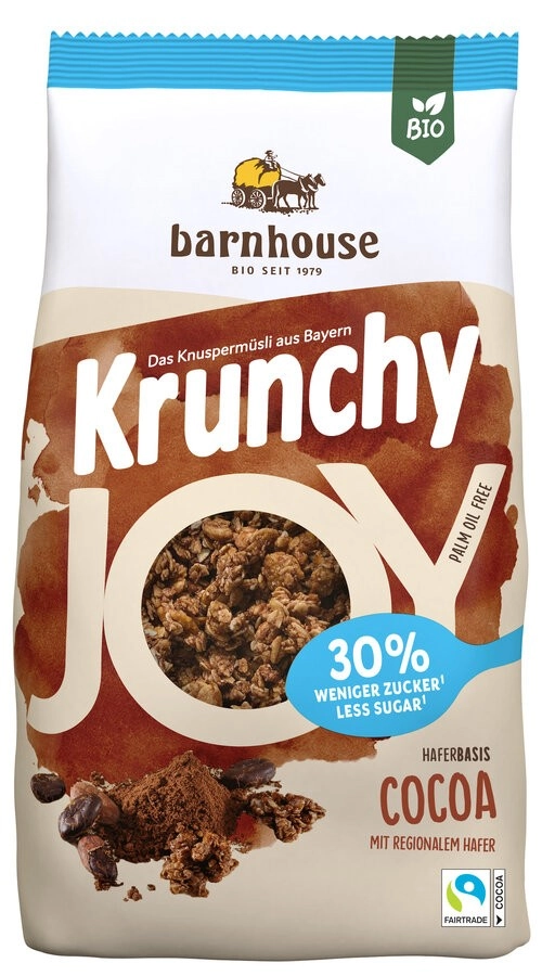 Barnhouse Krunchy Joy Cocoa, 375 gr Packung