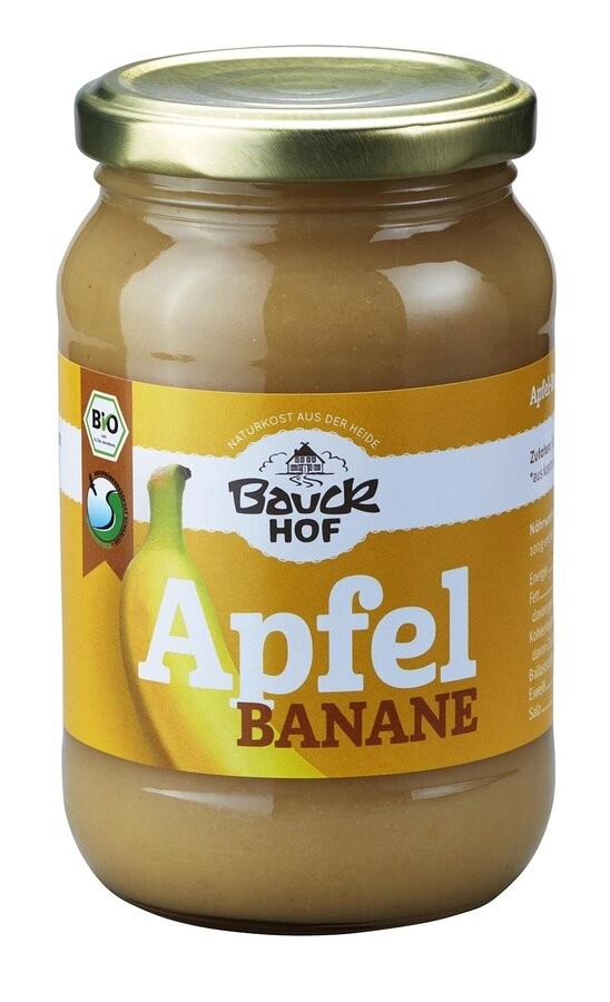 Bauckhof Apfel-Bananenmark, 360 gr Glas