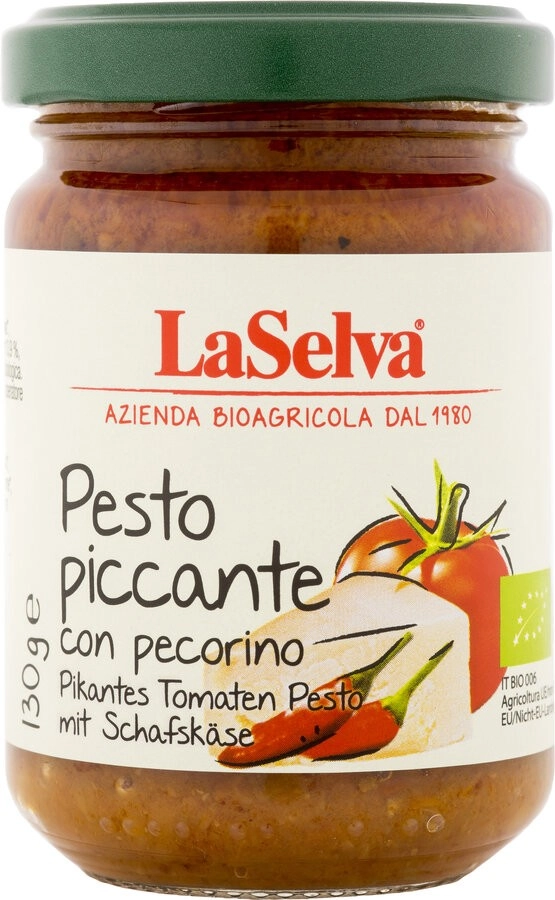 La Selva Pikantes Tomaten Pesto mit Schafskäse, 13