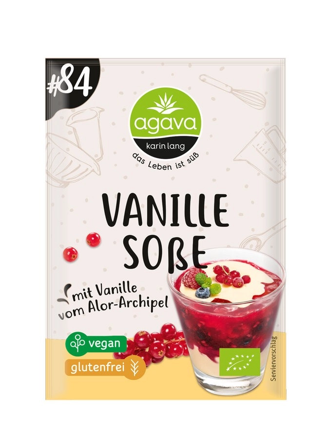 Agava Vanillesoße, 48 gr Beutel