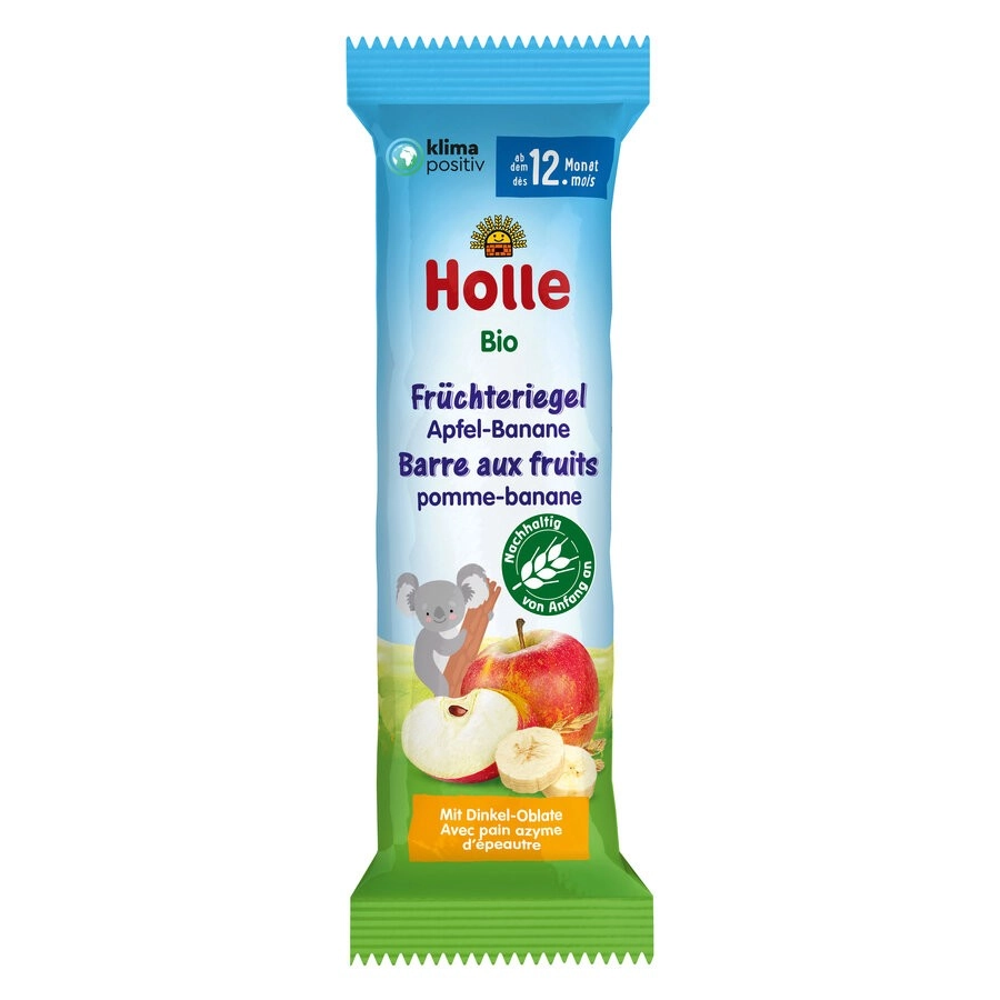 Holle Früchteriegel Apfel-Banane, 25 gr Stück