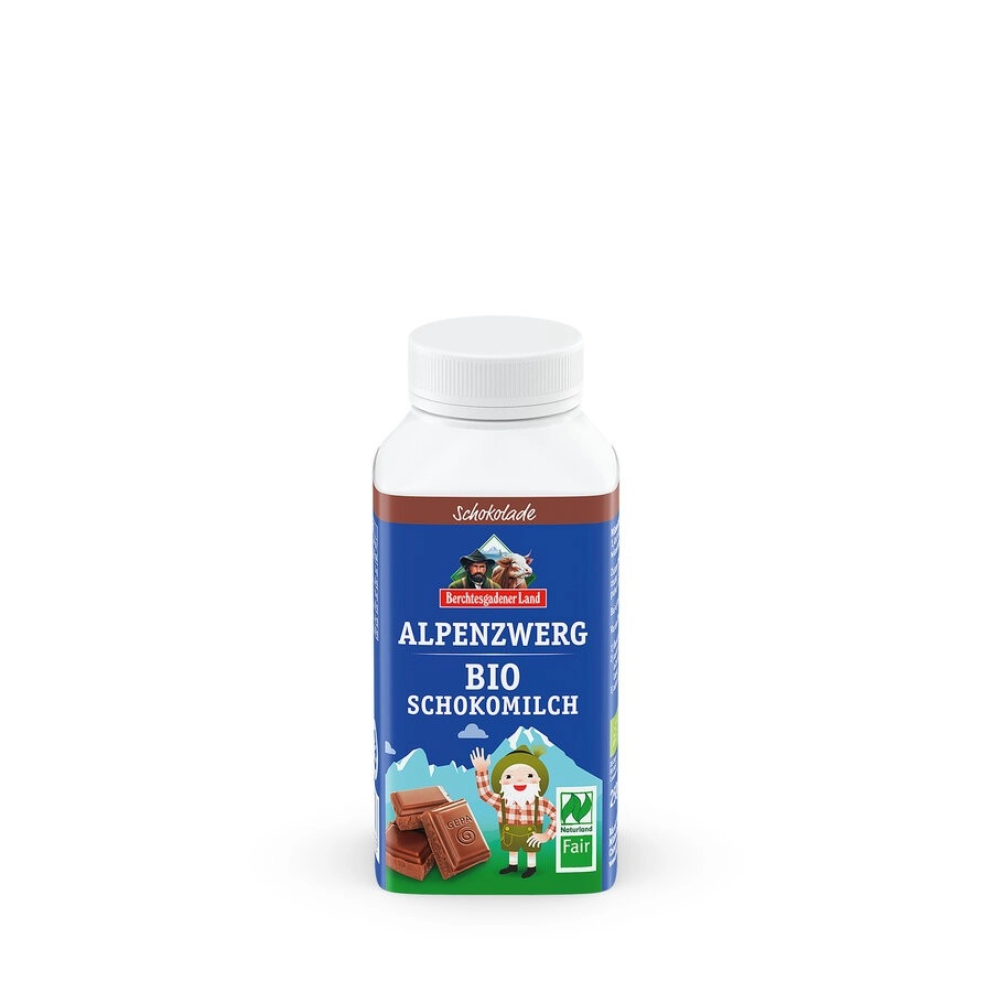 Berchtesgadener Land Bio Alpenzwerg Schokomilch, 2