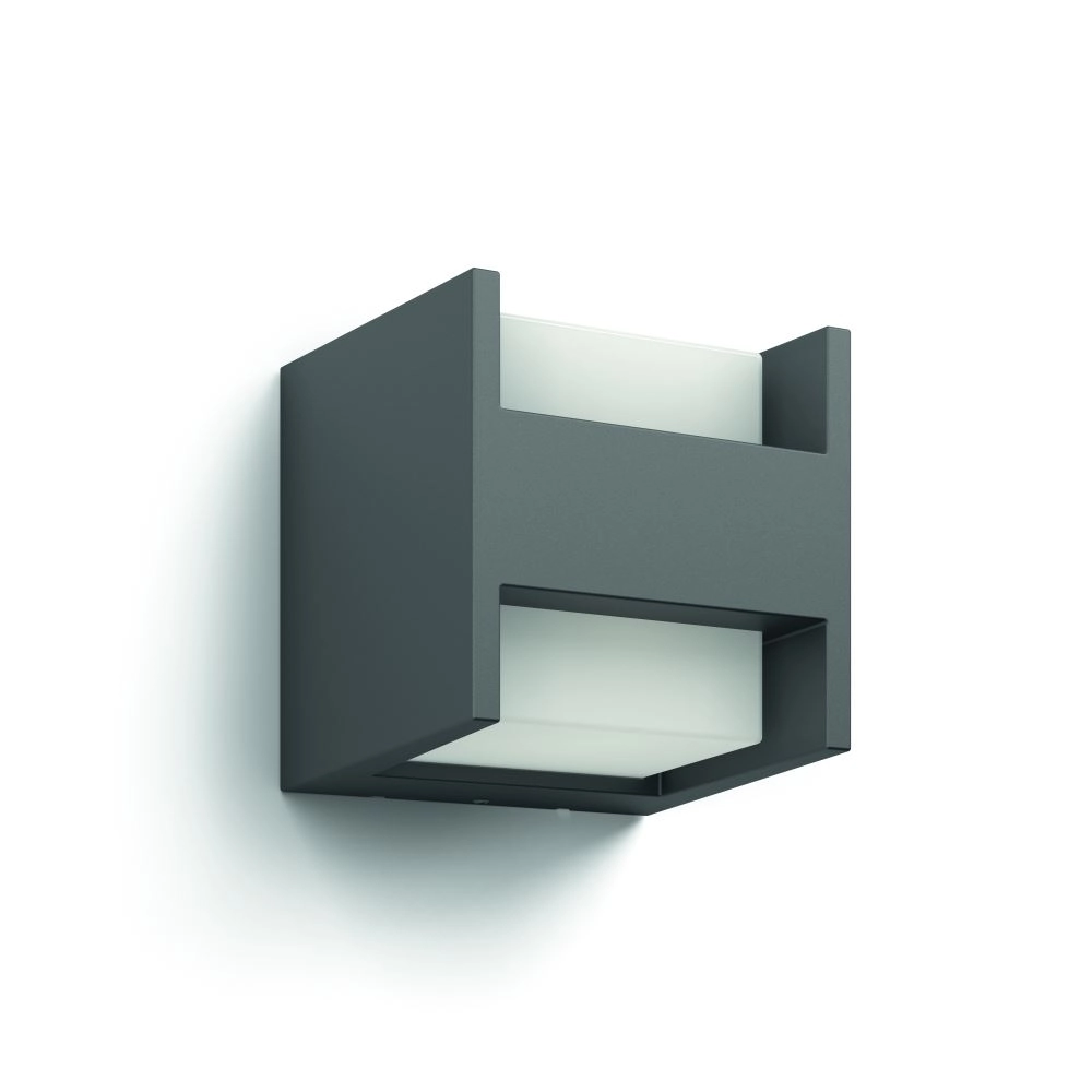 Philips Arbour Außen Wandleuchte anthracite 2x4.5W