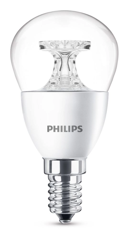 Philips LED P45 Leuchtmittel E14, 250lm, 4W, klar, ww