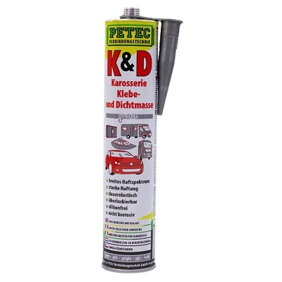 Petec  1x 310ml K&D Karosserie Klebe- u. Dichtmasse  94630