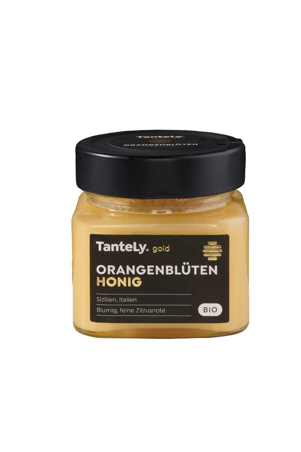 TanteLy Gold Orangenblütenhonig, 275 g Glas