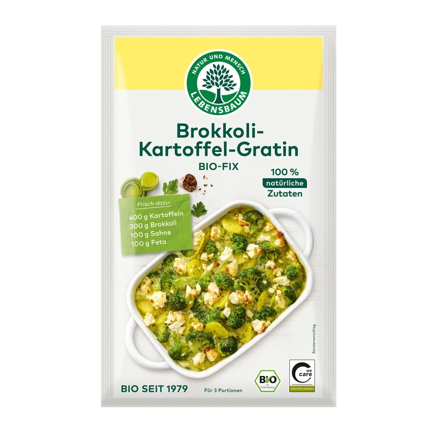 Lebensb Brokkoli-Kartoffel-Gratin, 40 g Packung