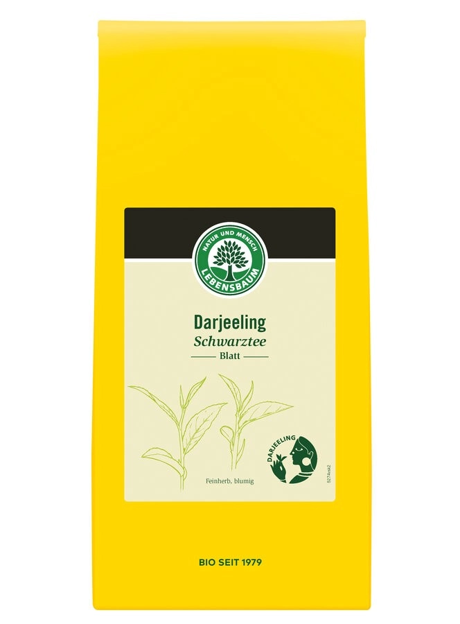 Lebensb Darjeeling Ambootia Schwarztee, 1 kg Packu