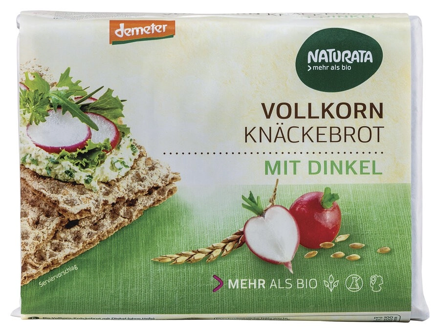 Naturata Vollkorn-Knäckebrot mit Dinkel demeter, 2