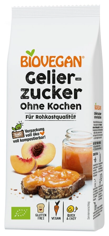 Biovegan Gelierzucker ohne Kochen, 115 gr Packung