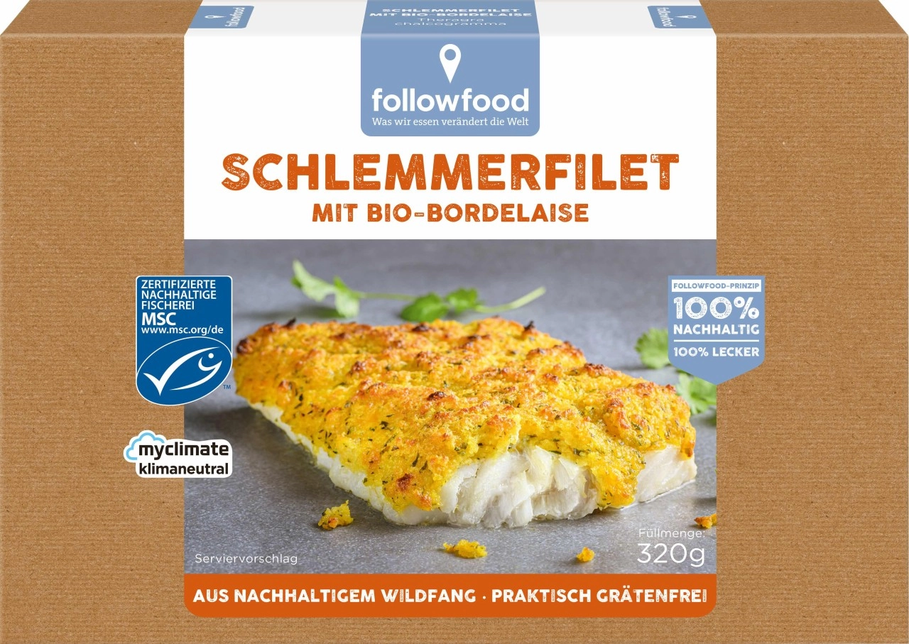 Wildfang Schlemmerfilet Bordelaise, 320 gr Packung, gefroren