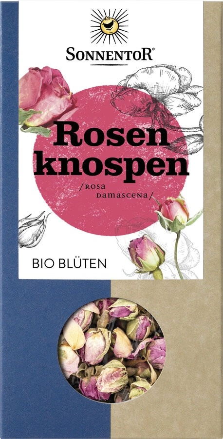 Sonnentor Rosenblüten, Knospen, 30 gr Packung