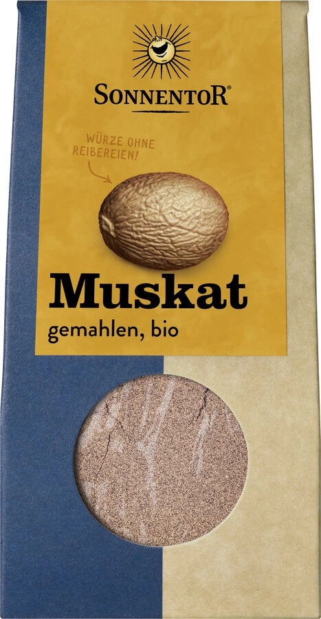 Sonnentor Muskat, gemahlen, 30 gr Packung