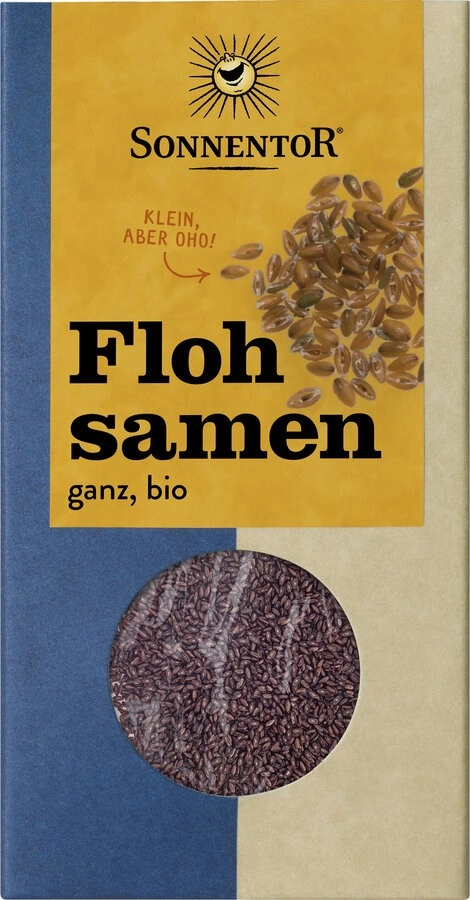 Sonnentor Flohsamen ganz, 90 gr Packung