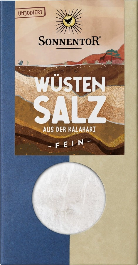 Sonnentor Kalahari Wüstensalz fein, 150 gr Stück