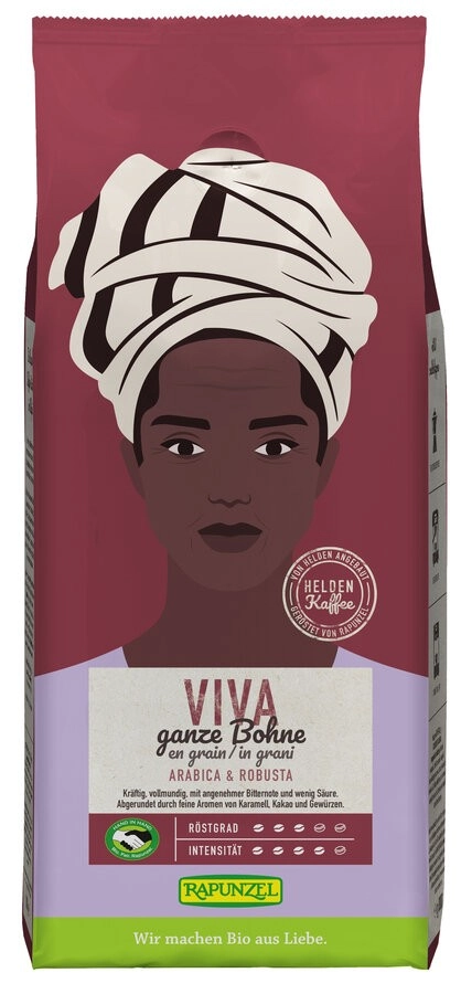 Rapunzel Heldenkaffee Viva, ganze Bohne HIH , 1 kg