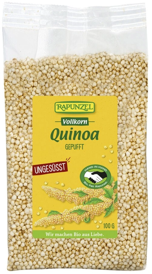 Rapunzel Vollkorn Quinoa gepufft HIH, 100 gr Packu