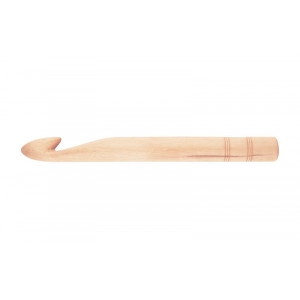 KnitPro Jumbo Birch Häkelnadel Birke 23cm 18.00mm