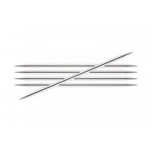 KnitPro Nova Metal Sockennadeln Messing 20cm 2.50mm / 7.9in US1½