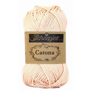 Scheepjes Catona Garn Unicolor 263 Petal Peach