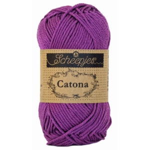 Scheepjes Catona Garn Unicolor 282 Ultra Violet