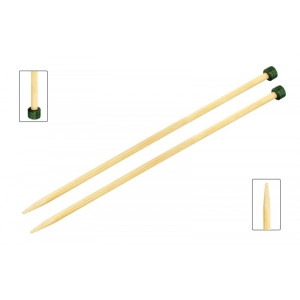 KnitPro Bamboo Stricknadeln / Jackenstricknadel Bambus 33cm 6,00mm / 1