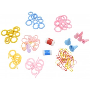 Infinity Hearts Strickzubehör-Set mit 88 Teilen