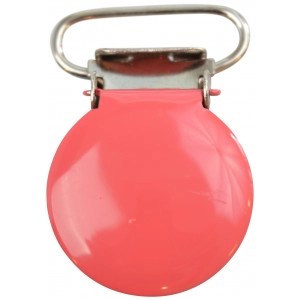 Infinity Hearts Schnullerclip Rund Rot - 1 Stk