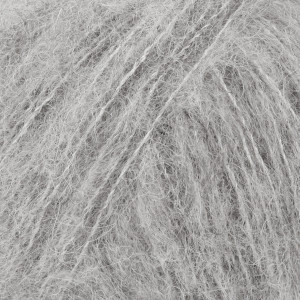 Drops Brushed Alpaca Silk Garn Unicolor 02 Hellgrau