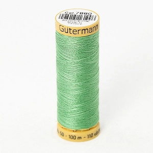 Gütermann Nähgarn Baumwolle 7880 Grün 100m
